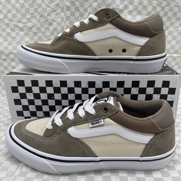 Vans Shoes - Vans WMNS Rowan
Walnut Sneakers 
VN0A5JIC1NU Tan and White Sneakers